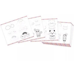 Niños Janod Caja Dibujo Creativo 20 Modelos Kawaii