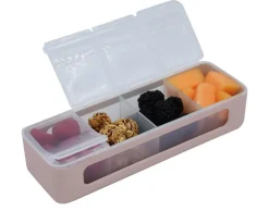 Melii Caja Snackle 4 Compartimentos Pink Luxe