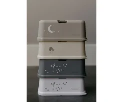 Funkybox Caja Toallitas Plata Estrellitas^Niños Porta Toallitas