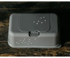 Funkybox Caja Toallitas Plata Estrellitas^Niños Porta Toallitas