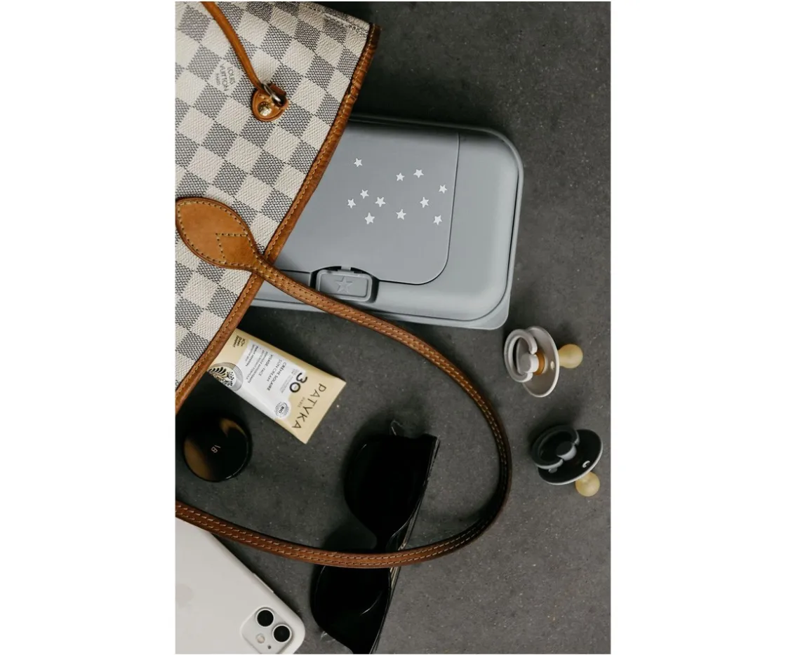 Funkybox Caja Toallitas to Go Plata Estrellas^Niños Porta Toallitas