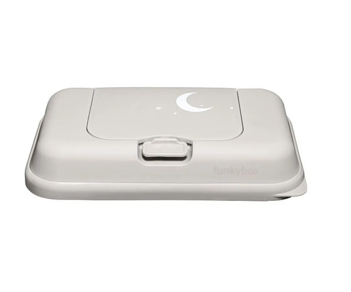 Funkybox Caja Toallitas to Go Beige Luna^Niños Porta Toallitas