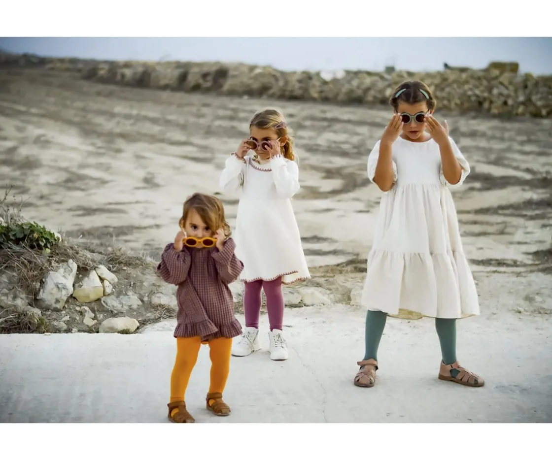 Grech & Co Calcetines Knee High Burlwood^ Ropa Infantil