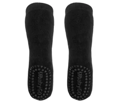GoBabyGo Calcetines Suela Antideslizante Algodón Negro