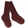 GoBabyGo Calcetines Suela Antideslizante Lana Merino Wine Red^ Gateo