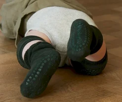 GoBabyGo Calcetines Suela Antideslizante Algodón Forrest Green