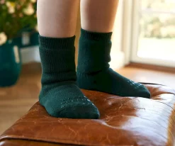 GoBabyGo Calcetines Suela Antideslizante Algodón Forrest Green
