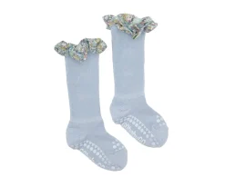 GoBabyGo Calcetines Suela Antideslizante Bambú Liberty Sky Blue