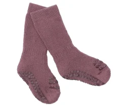 GoBabyGo Calcetines Suela Antideslizante Algodón Misty Plum^ Gateo