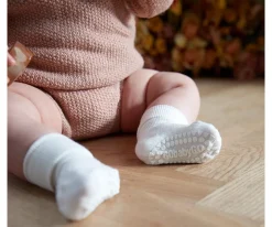 GoBabyGo Calcetines Suela Antideslizante Bambú Glitter Lavanda