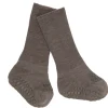 GoBabyGo Calcetines Suela Antideslizante Lana Merino Brown Melange^ Gateo