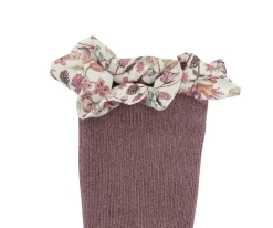 GoBabyGo Calcetines Suela Antideslizante Bambú Liberty Misty Plum^ Gateo