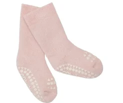 GoBabyGo Calcetines Suela Antideslizante Terry Algodón Orgánico Soft Pink^ Gateo