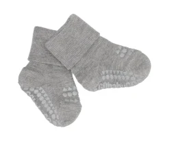 GoBabyGo Calcetines Suela Antideslizante Bambú Gris Claro^ Gateo
