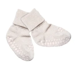 GoBabyGo Calcetines Suela Antideslizante Bambú Glitter Ivory
