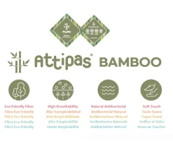 Attipas Calzado Bambú Summer Bear Blue^ Calzado Infantil