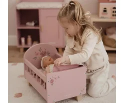 Little Dutch Cama de Madera con Textil para Muñecas FSC^Niños Accesorios Para Muñecas