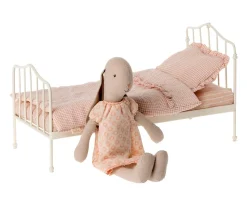 Maileg Cama Metal Mini Purple^Niños Casa De Muñecas De Madera