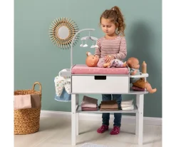 Musterkind Cambiador de Muñecas Viola Gris/Blanco^Niños Accesorios Para Muñecas