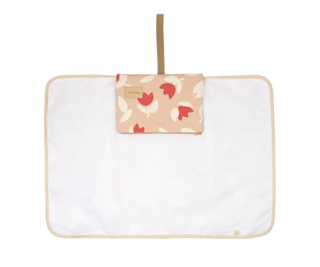 Nobodinoz Cambiador de Viaje Impermeable Hyde Park Leonie Latte^Niños Cambiadores Para Bebés