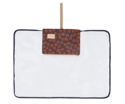 Nobodinoz Cambiador de Viaje Impermeable Hyde Park Maroon Poppies^Niños Cambiadores Para Bebés