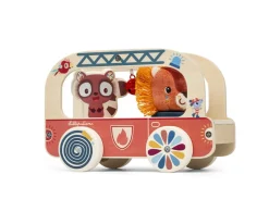 Niños Lilliputiens Camión de Bombero de Madera Jack el León