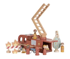Niños Little Dutch Camión de Bomberos de Madera FSC