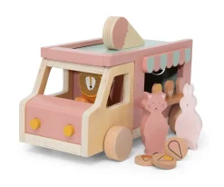 Niños Trixie Camión de Helados de Madera All Animals