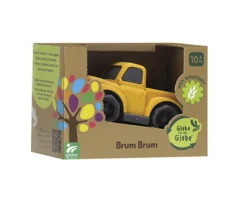 Niños Globo for the Globe Camioneta Bioplástico Brum Brum Amarilla