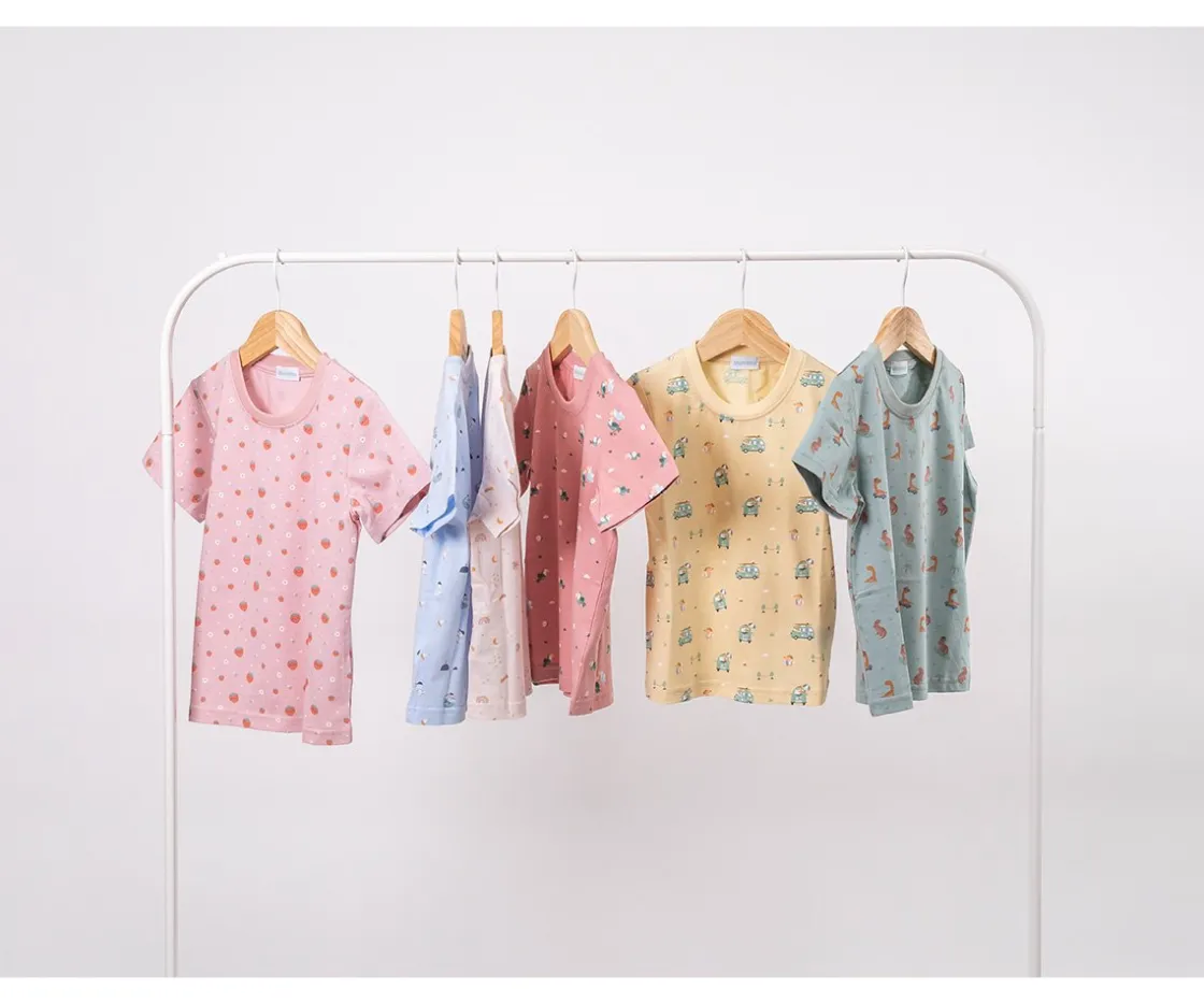 Monnëka Camiseta Algodón Strawberries^ Ropa Infantil