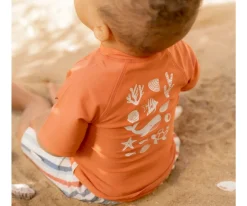 Little Dutch Camiseta Protección Solar Ocean Sea Life Coral Rojo^ Camisetas Protección Solar
