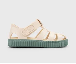 Igor Cangrejeras Infantil Nico Marfil Verde^ Calzado Infantil