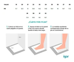 Igor Cangrejeras Infantil Nico Marfil Rosa