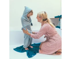 Timboo Capa / Toalla de Baño Grande Misty Rose Personalizable^Niños Toallas