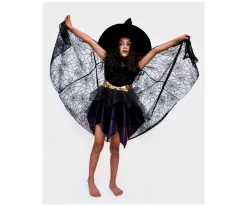 Den Goda Fen Capa Araña Negro T.3-8 años^Niños Disfraces Para Niños