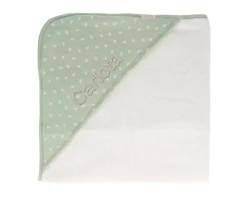 Niños Tutete Capa Baño Leaves Sage Personalizable