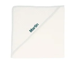 Cristina de Jos'h Capa de Baño Dorset Verde Personalizable^Niños Capa De Baño Bebé