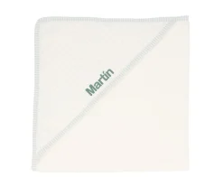 Cristina de Jos'h Capa de Baño Dorset Verde Personalizable^Niños Capa De Baño Bebé