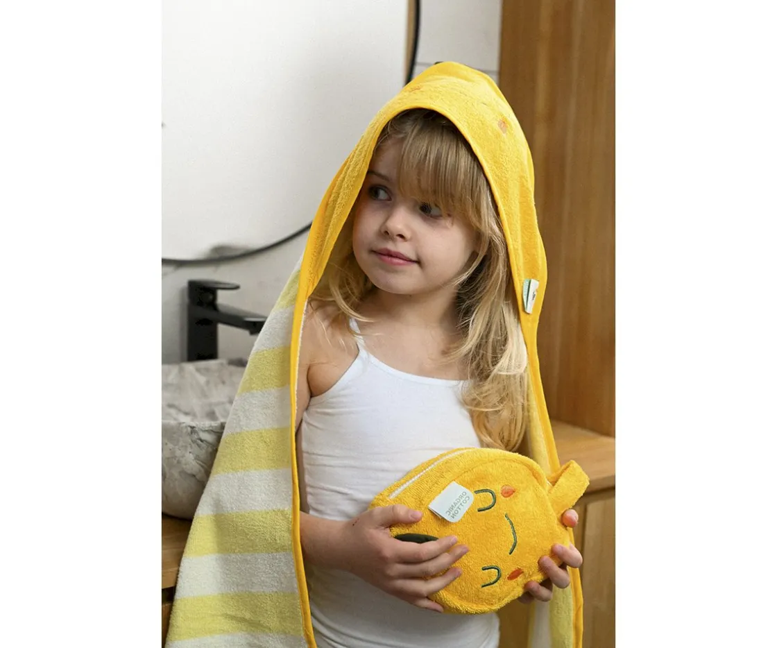 The Cotton Cloud Capa de Baño Lola Limón Personalizable^Niños Toallas Playa Niños