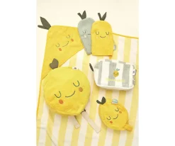 The Cotton Cloud Capa de Baño Lola Limón Personalizable^Niños Toallas Playa Niños