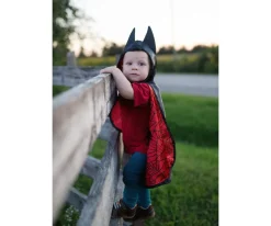 Great Pretenders Capa Reversible Murciélago-Araña^Niños Disfraces Para Niños