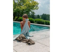 Timboo Capa Toalla de Baño Grande Riviera Blue Personalizable^Niños Toallas