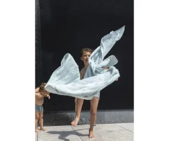 Timboo Capa Toalla de Baño Grande Riviera Blue Personalizable^Niños Toallas