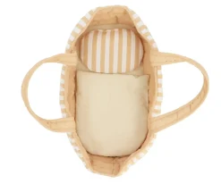 Niños Monnëka Capazo Muñecas Stripes Caramel