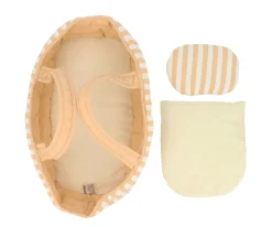 Niños Monnëka Capazo Muñecas Stripes Caramel