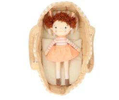 Niños Monnëka Capazo Muñecas Stripes Caramel