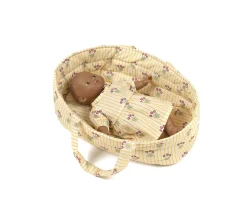 Minikane Capazo y Almohada para Muñecos Daisy Flowers^Niños Accesorios Para Muñecas