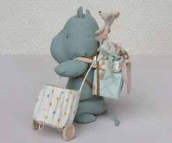 Niños Maileg Carrito Cesta Multi Dots Mini