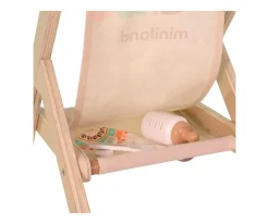 Miniland Carrito de Madera para Muñecas FSC 100%^Niños Carritos Muñecas