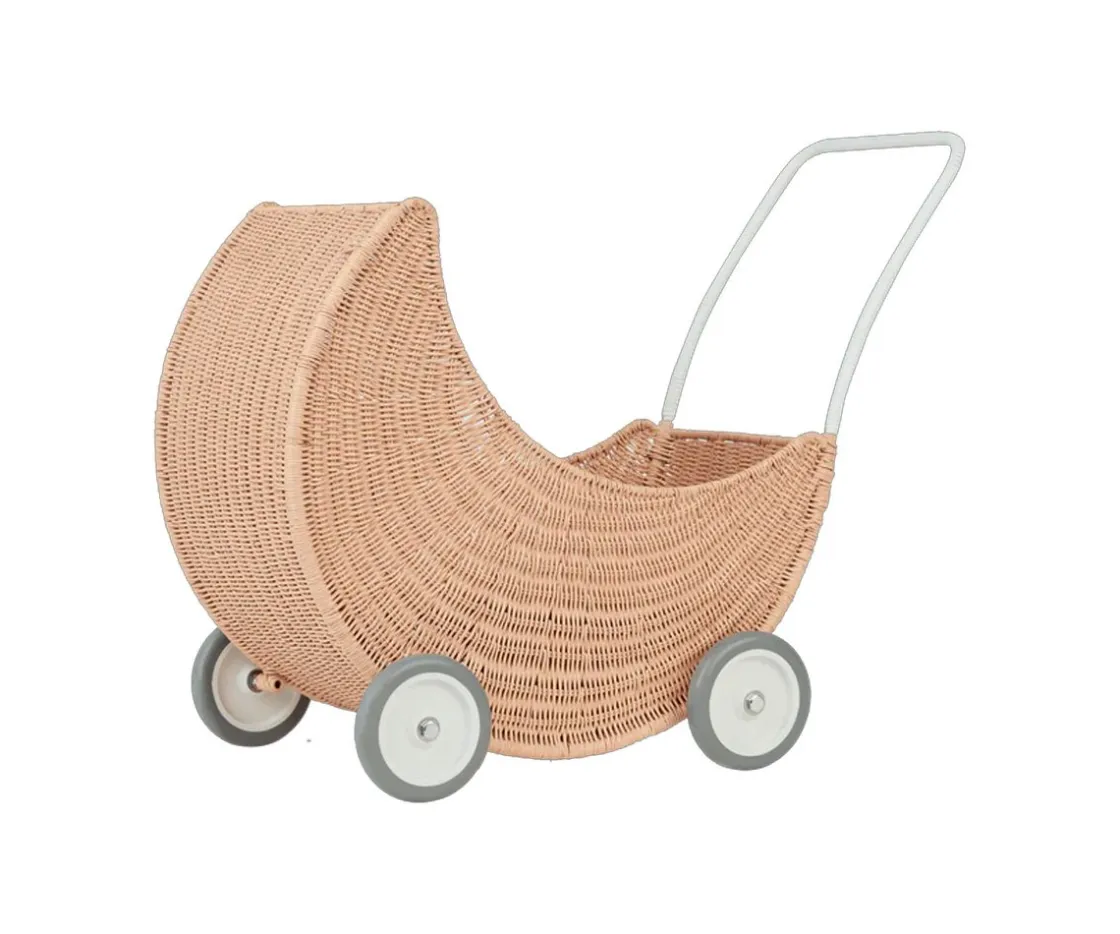 Niños Olli Ella Carrito de Muñecas Moon Strolley Seashell Pink